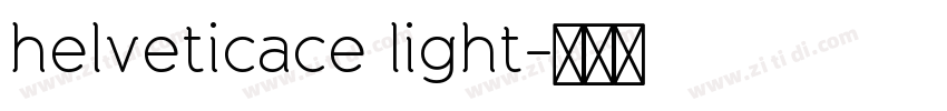 helveticace light字体转换